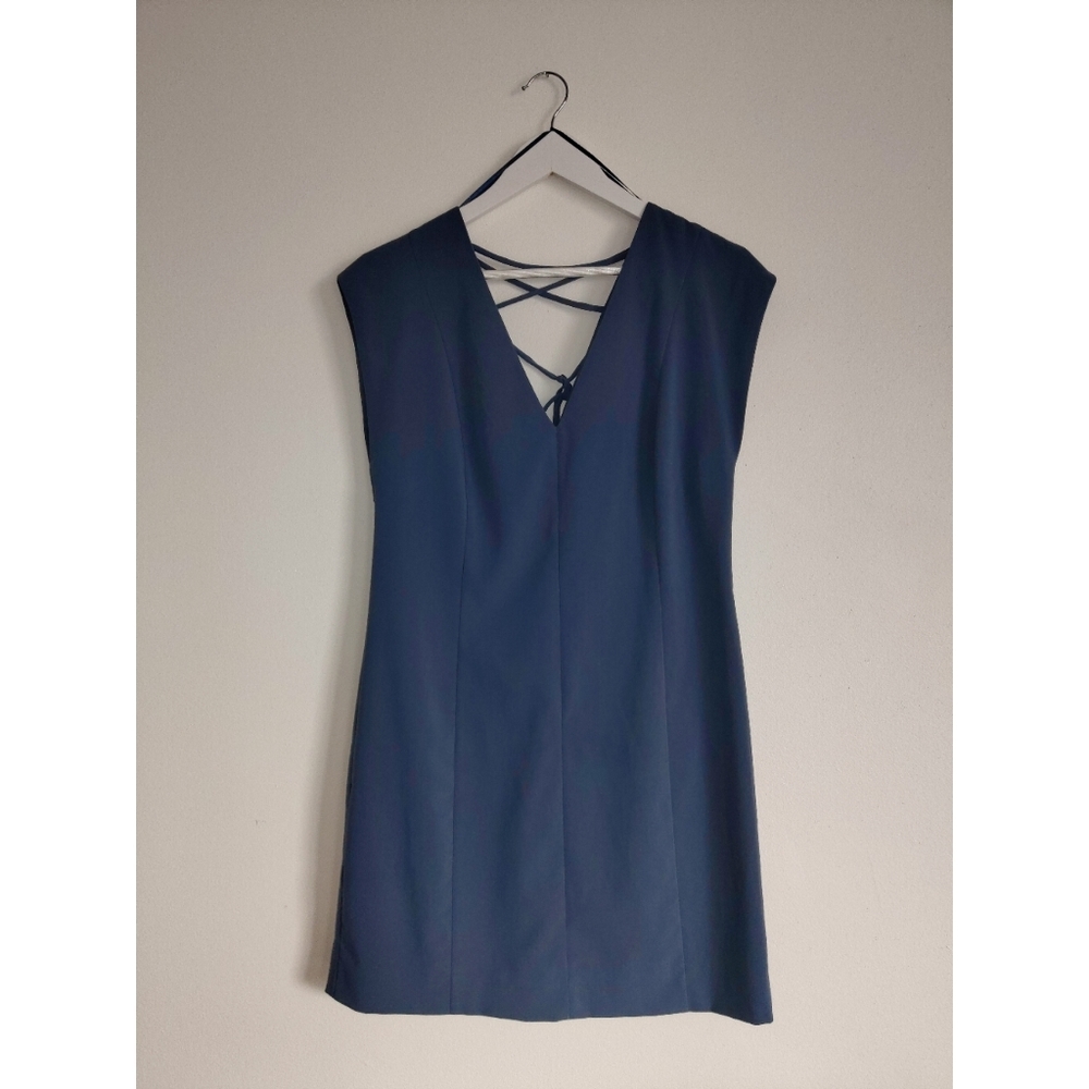 Mango Suit Blue Dress